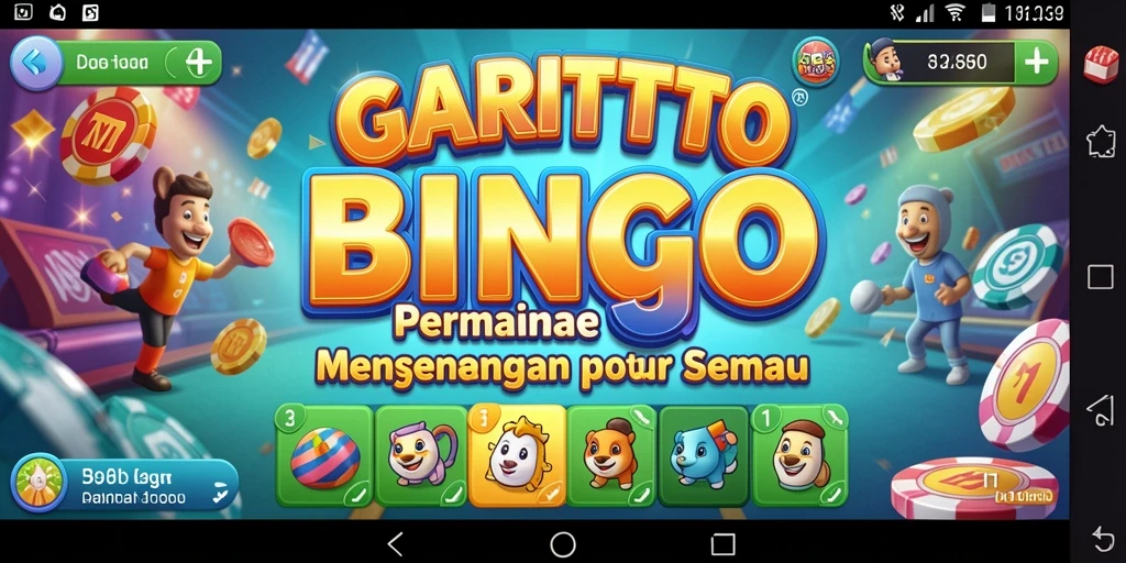 Tangkapan layar GARITOTO menunjukkan gameplay Bingo yang seru dan interaktif.