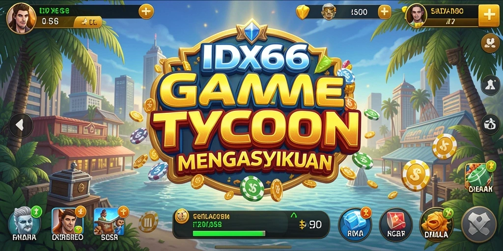 Tangkapan layar menampilkan gameplay seru dalam game Tycoon IDX66.