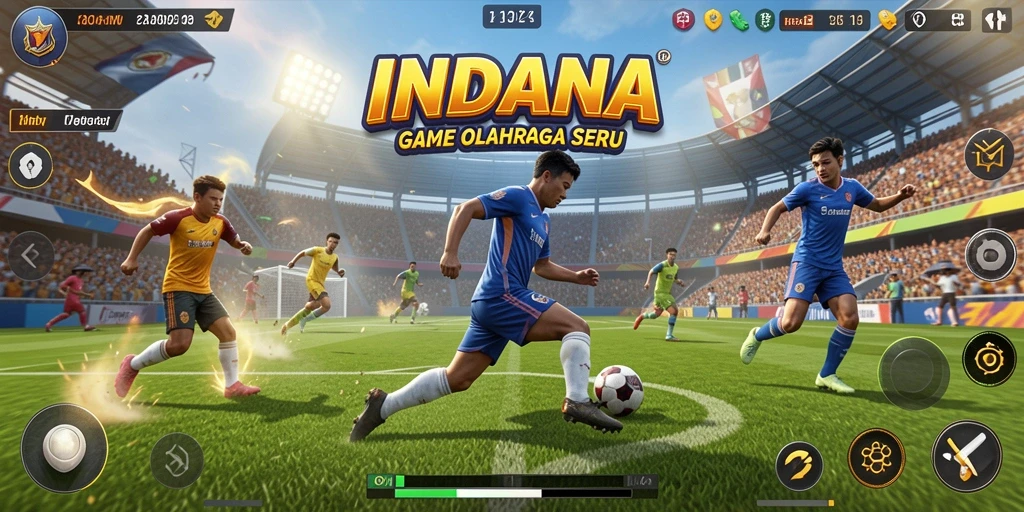 Tangkapan layar dari gameplay seru INDAAA.