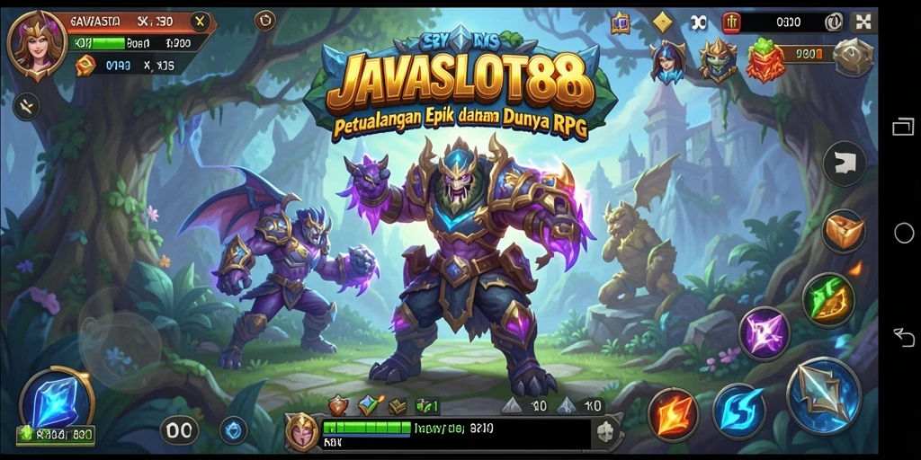 Tangkapan layar menunjukkan aksi pertempuran seru di <strong>JAVASLOT88</strong>.