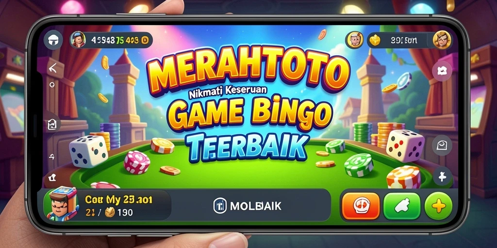 Tampilan menarik gameplay Bingo di MERAHTOTO.