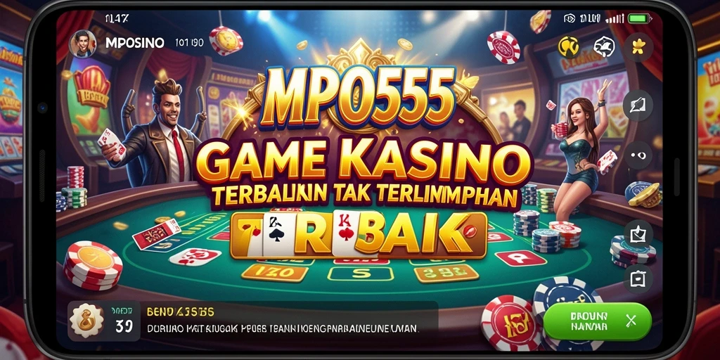 Screenshot MPO555 menampilkan gameplay Kasino yang menarik dan penuh warna.