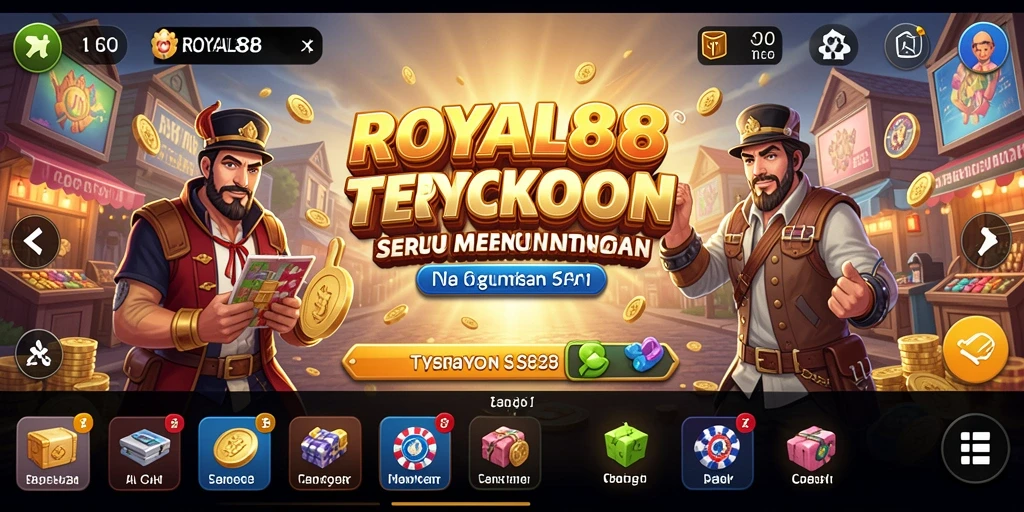 Tampilan gameplay ROYAL88 yang menampilkan strategi sukses dalam membangun bisnis.