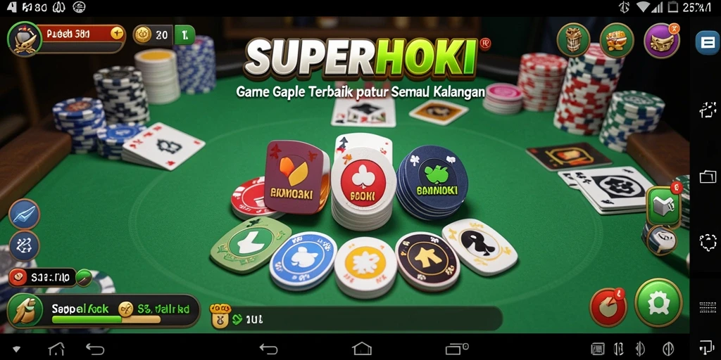 Tampilan gameplay seru dari SUPERHOKI dengan teman-teman.