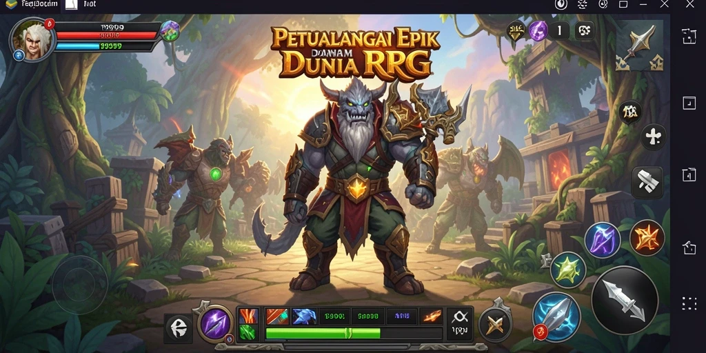 Gameplay T9999 yang memukau dan penuh aksi.